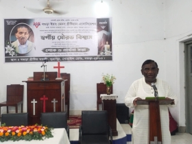 সৌরভ  বিশ্বাসের পরলোকগমনে শোকসভা ও প্রার্থনা